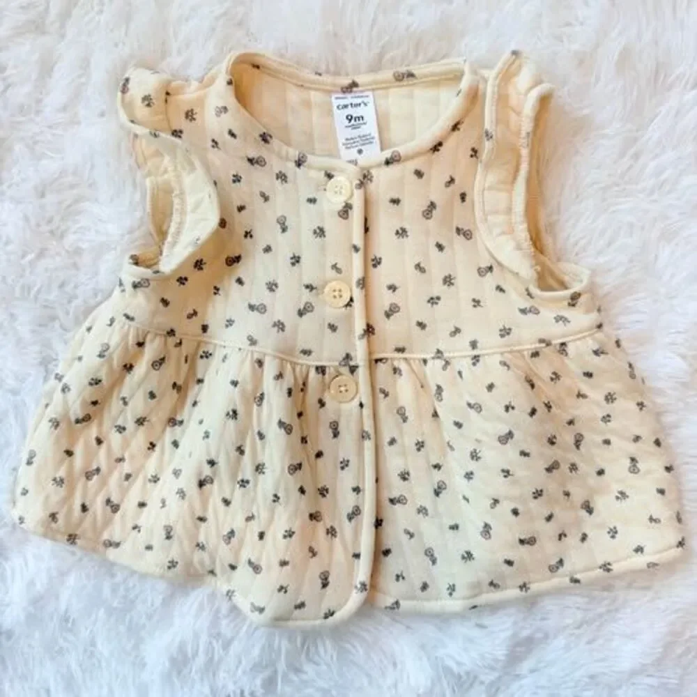 🌸 NWT Carter's Floral Cardigan & Bodysuit Set 9M Baby Girl Outfit